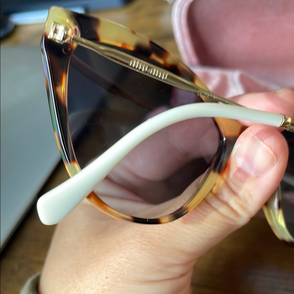 Miu Miu Tortoise Shell Cat-Eye Sunglasses